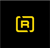 Logonun siyah arkaplan rengi ve sarı yazı rengi ile kullanımı